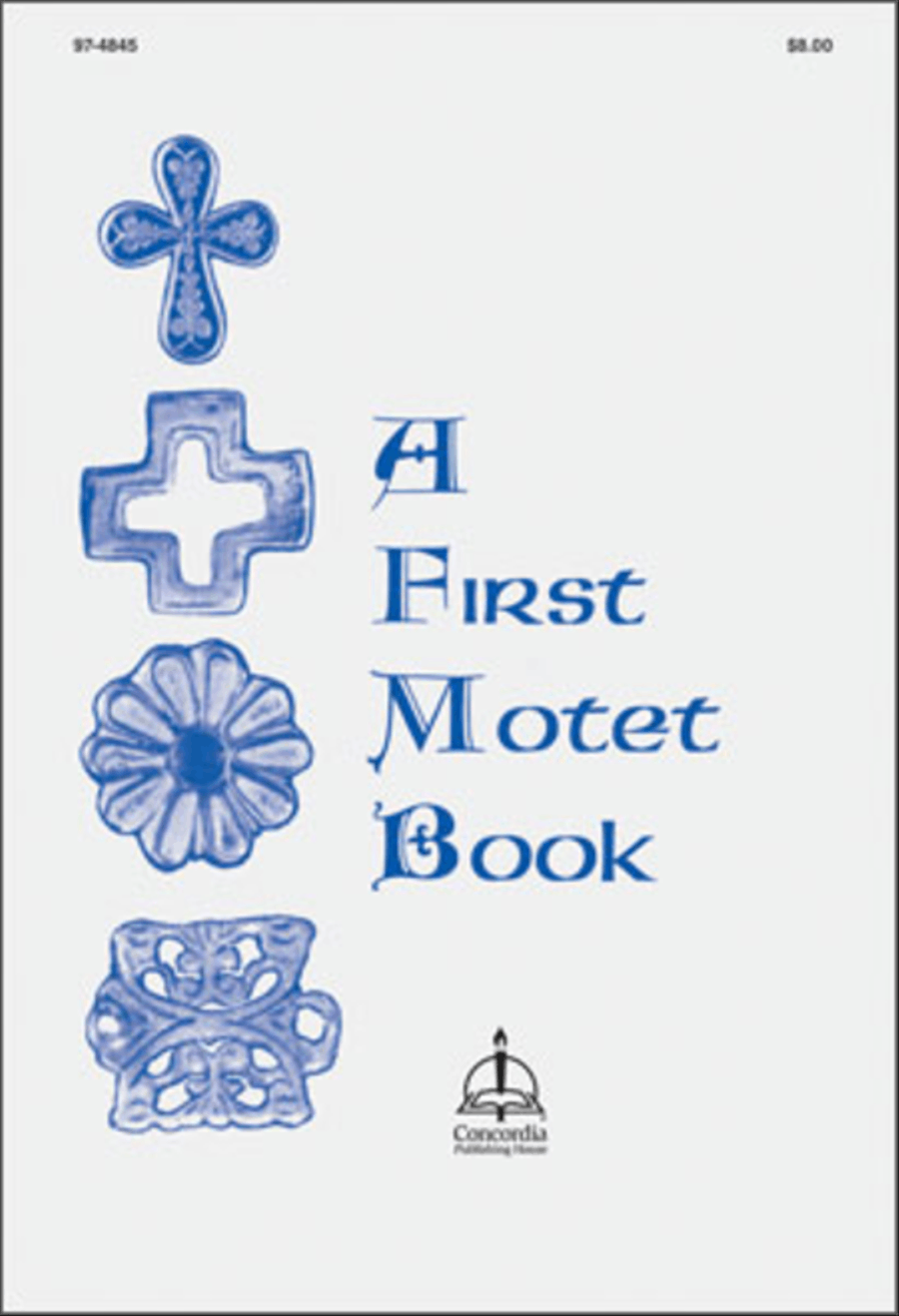 A First Motet Book 4-Part scores gallery preview page 1