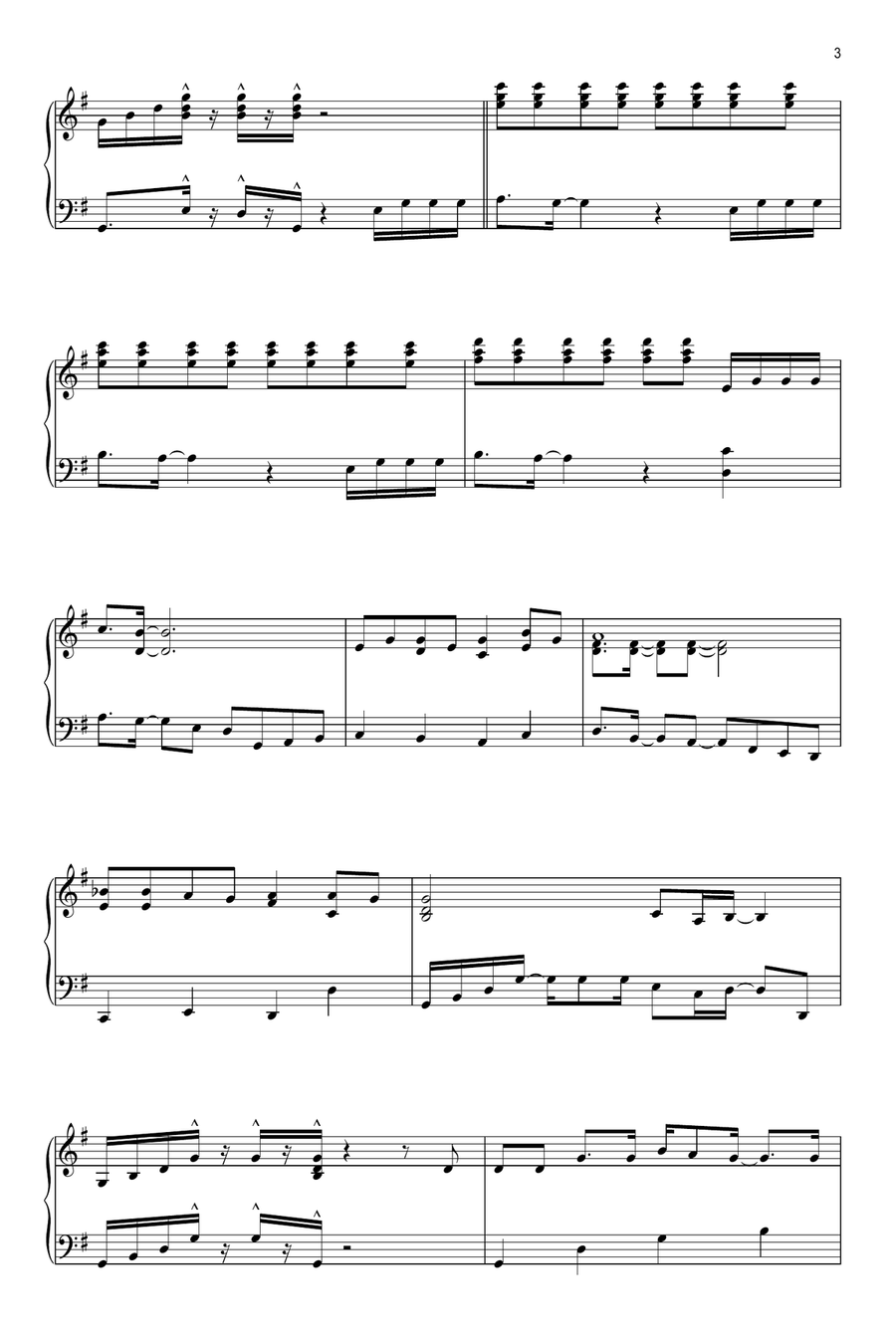I Just Can't Wait To Be King (from The Lion King) Piano Solo scores gallery preview page 3