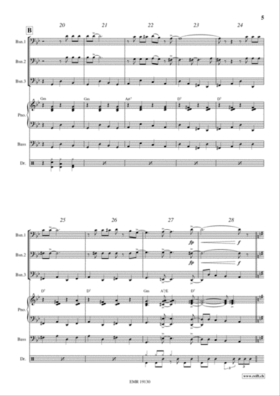 St. Louis Blues Bassoon scores gallery preview page 5