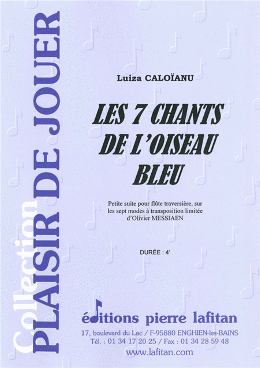 Les 7 Chants de L'Oiseau Bleu Flute Solo scores gallery preview page 1