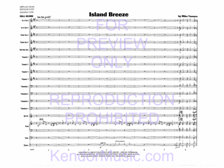 Island Breeze (Full Score)