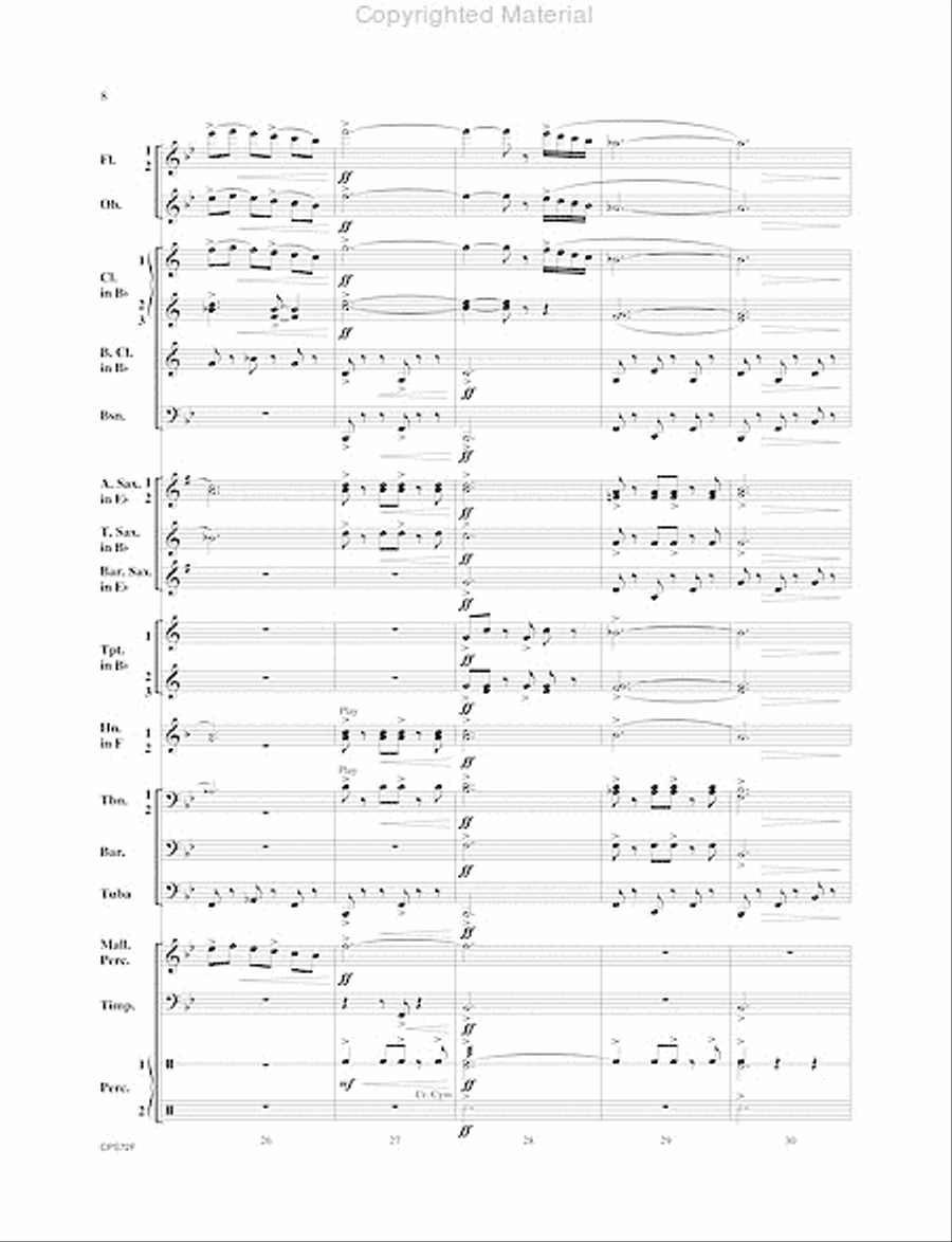 Trilogy Trilogy Concert Band scores gallery preview page 9