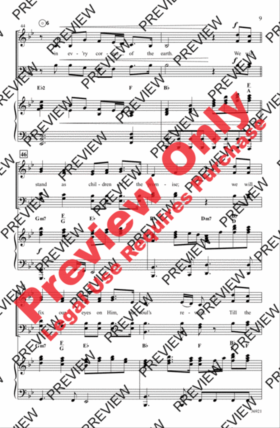 By Faith By Faith 4-Part scores gallery preview page 9