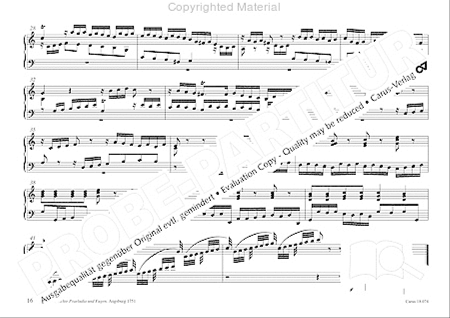 Organo pleno. Orgelstucke zum Ein- und Auszug Organ Solo scores gallery preview page 24
