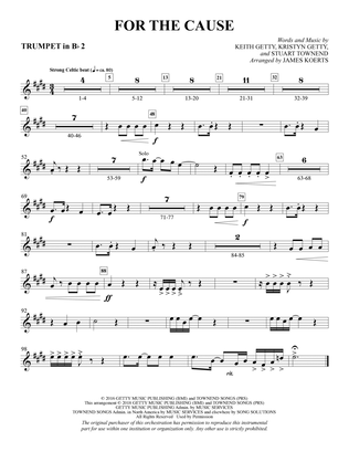 For the Cause (arr. James Koerts) - Bb Trumpet 2