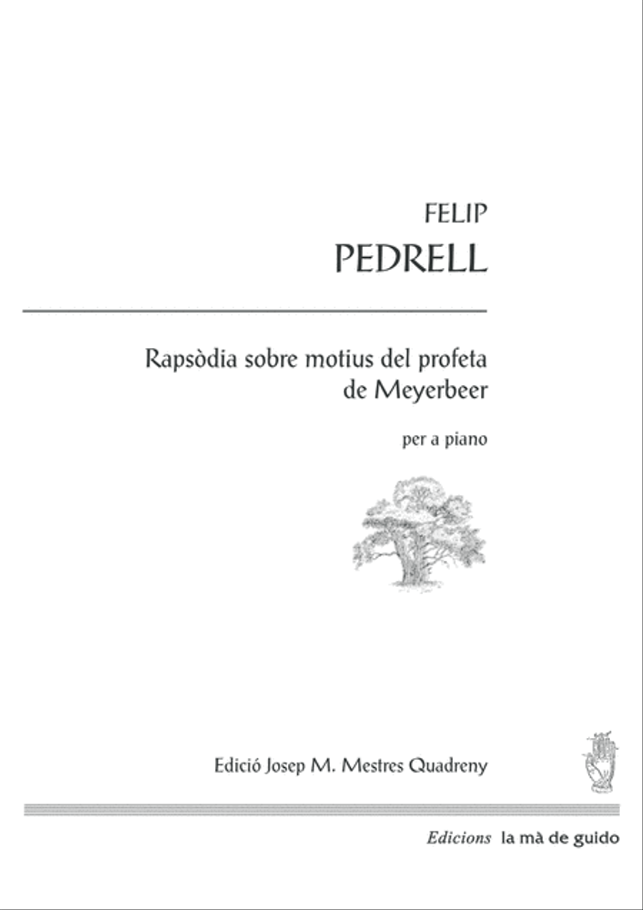 Rapsòdia sobre motius del profeta de Meyerbeer Piano Solo scores gallery preview page 1