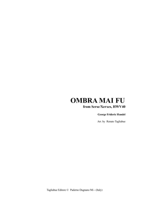 OMBRA MAI FU - For Alto (or Bariton), Organ and (ad libitum) Instrument in C