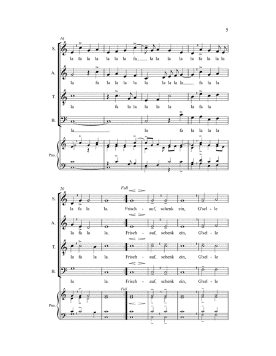 Wohlauf, ihr Gaste 4-Part scores gallery preview page 4