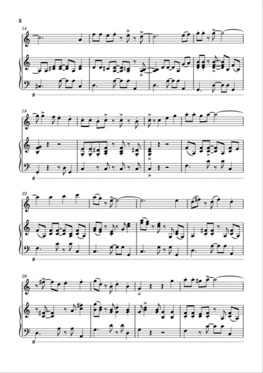 Cool, Cool Calypso Flute Solo scores gallery preview page 2