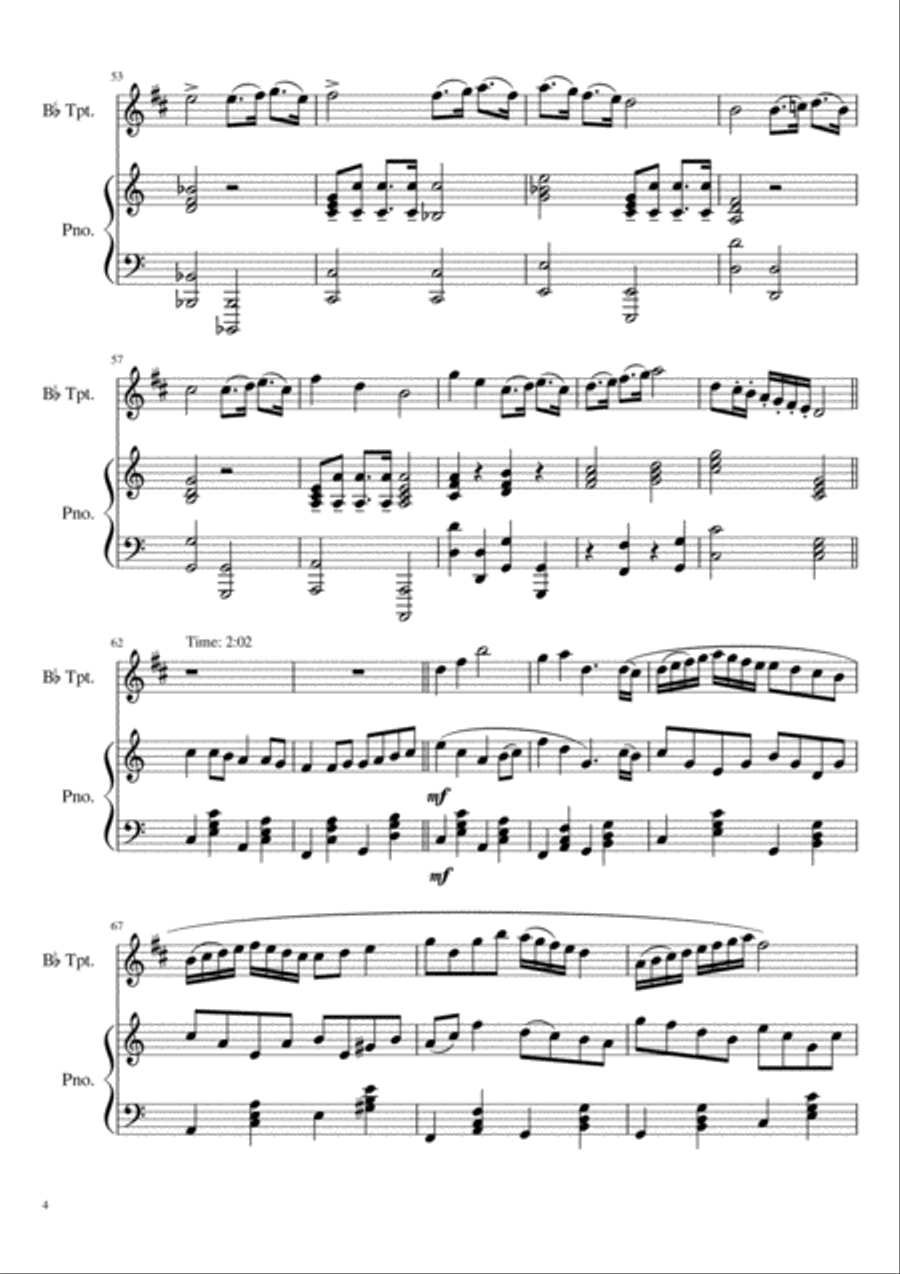 Trumpet Rhapsody Trumpet Rhapsody Trumpet Solo scores gallery preview page 4