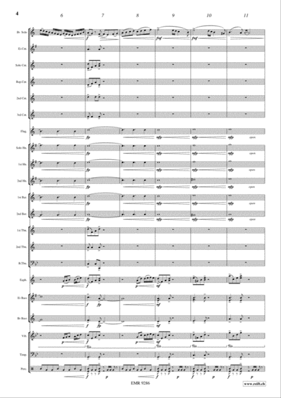 Fantasia del Tango Brass Band scores gallery preview page 4