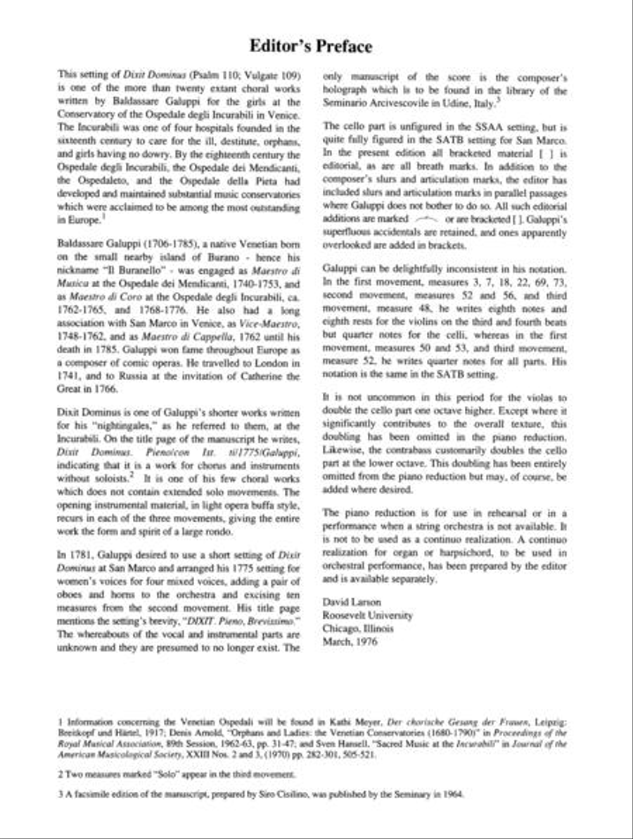 Dixit Dominus - Violin I Violin scores gallery preview page 4