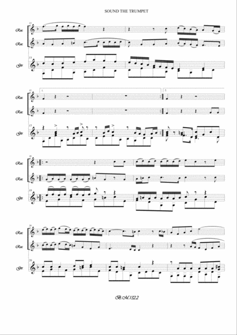 Sound of trumpet Sound of trumpet Small Ensemble scores gallery preview page 2