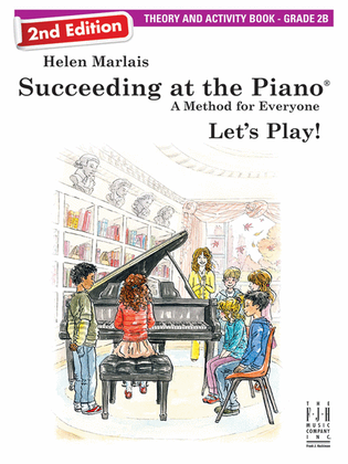 Book cover for Succeeding at the Piano, Theory and Activity Book - Grade 2B (2nd Edition)