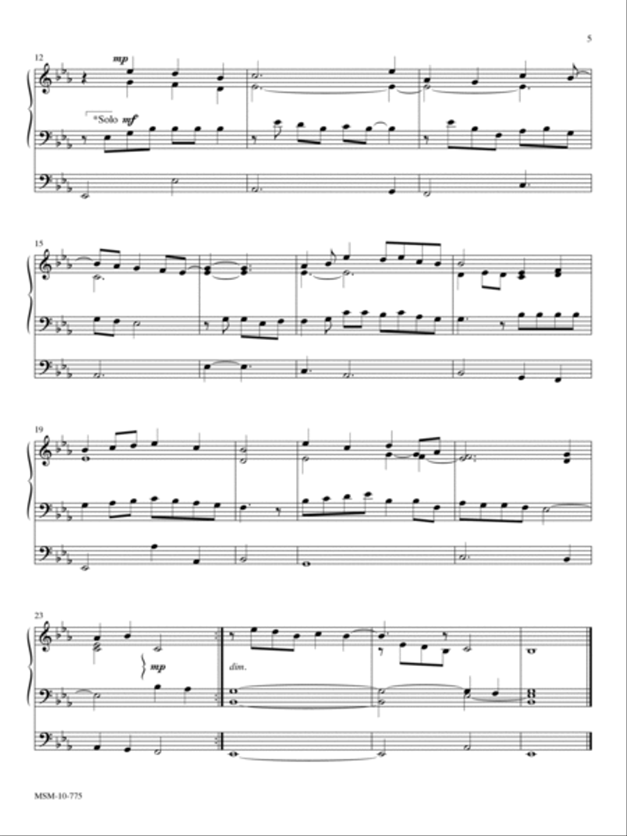 Gregorian Suite for Organ Organ Solo scores gallery preview page 3