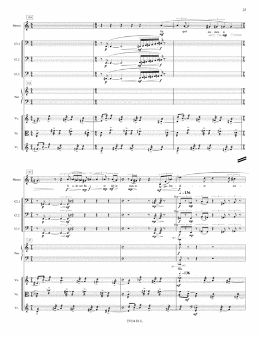 La morte meditata Mezzo-Soprano Voice scores gallery preview page 7