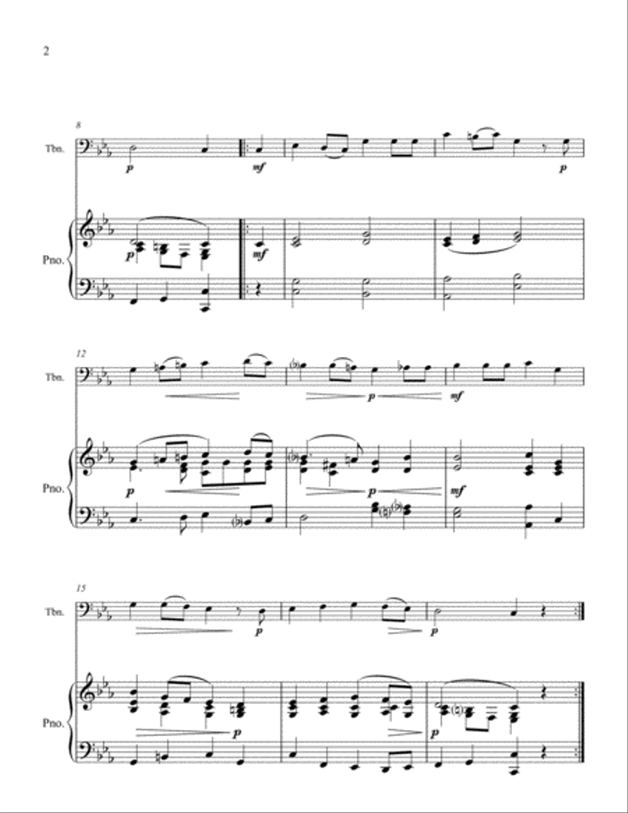 Marstig's Daughter Marstig's Daughter Brass Duet scores gallery preview page 2