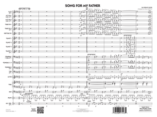 Book cover for Song For My Father (arr. Paul Murtha) - Conductor Score (Full Score)
