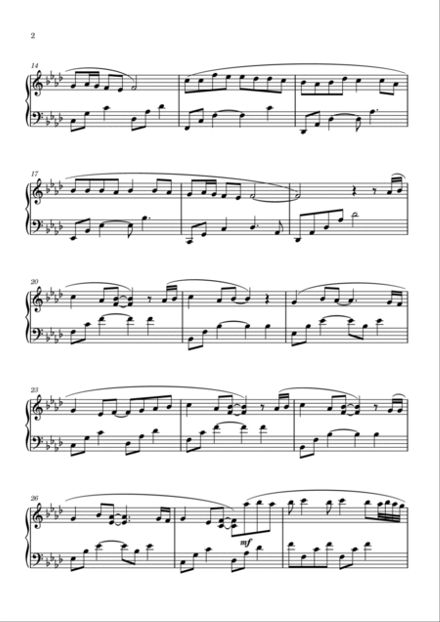 Tum Hi Ho Tum Hi Ho Piano Solo scores gallery preview page 3