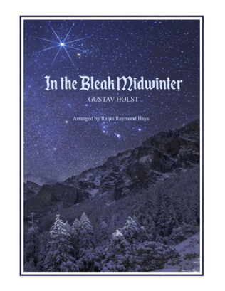 Book cover for In The Bleak Midwinter (for saxophone quartet)