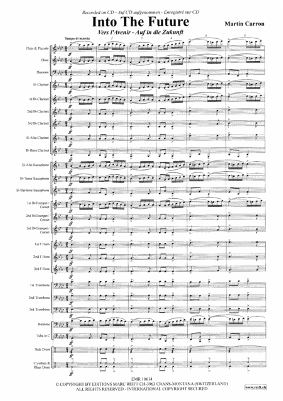 Into The Future Into The Future Concert Band scores gallery preview page 4