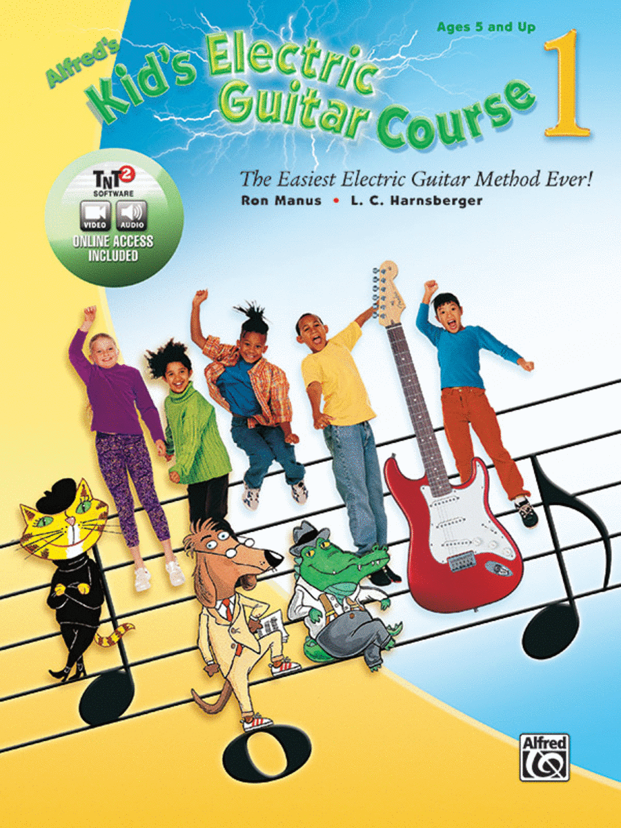 Alfred's Kid's Electric Guitar Course 1 Electric Guitar scores gallery preview page 1