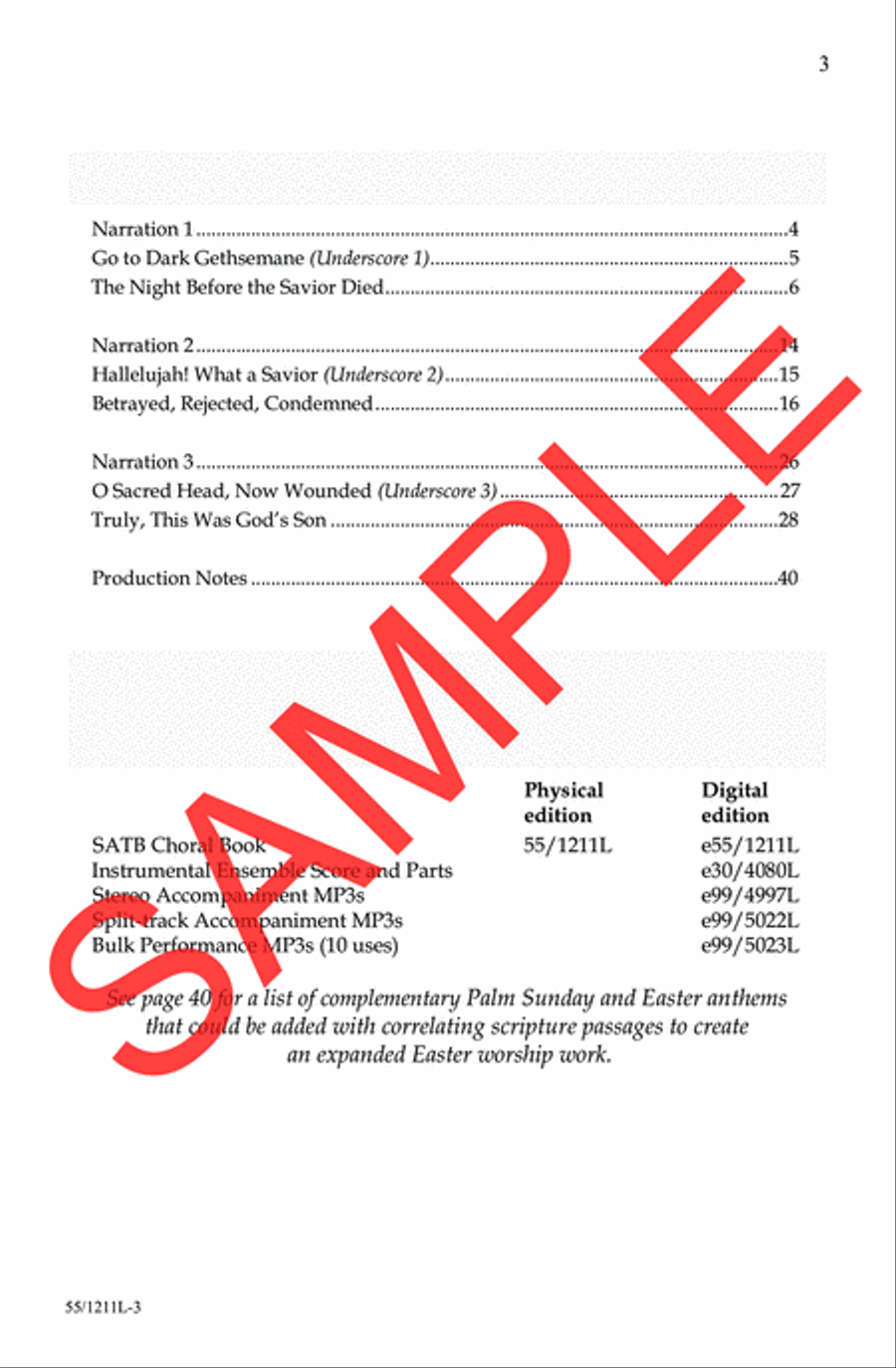 Not My Will, But Yours 4-Part scores gallery preview page 4