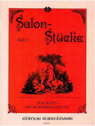 Book cover for Salon pieces for flute and piano, Volume 3