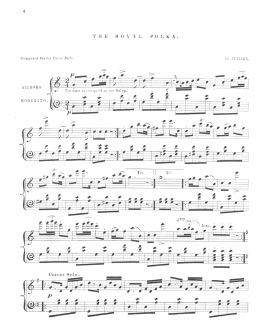 The Royal Polka Piano Solo scores gallery preview page 3