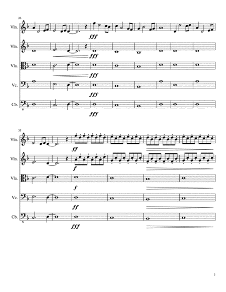 I See The End String Quintet scores gallery preview page 3