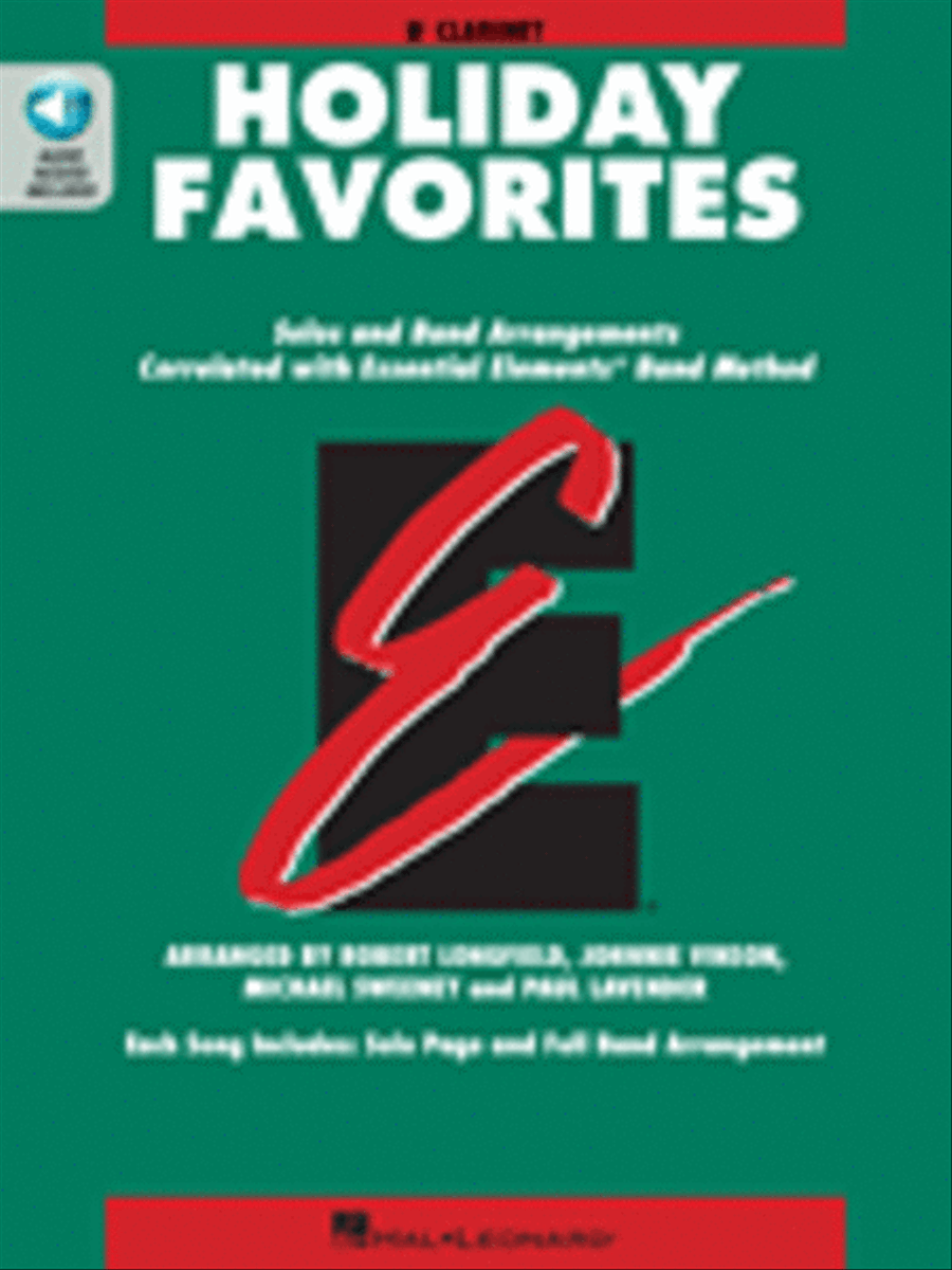 Essential Elements Holiday Favorites Concert Band Methods scores gallery preview page 1