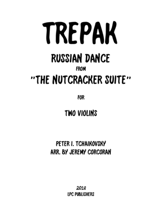 Book cover for Trepak from The Nutcracker Suite for Two Violins
