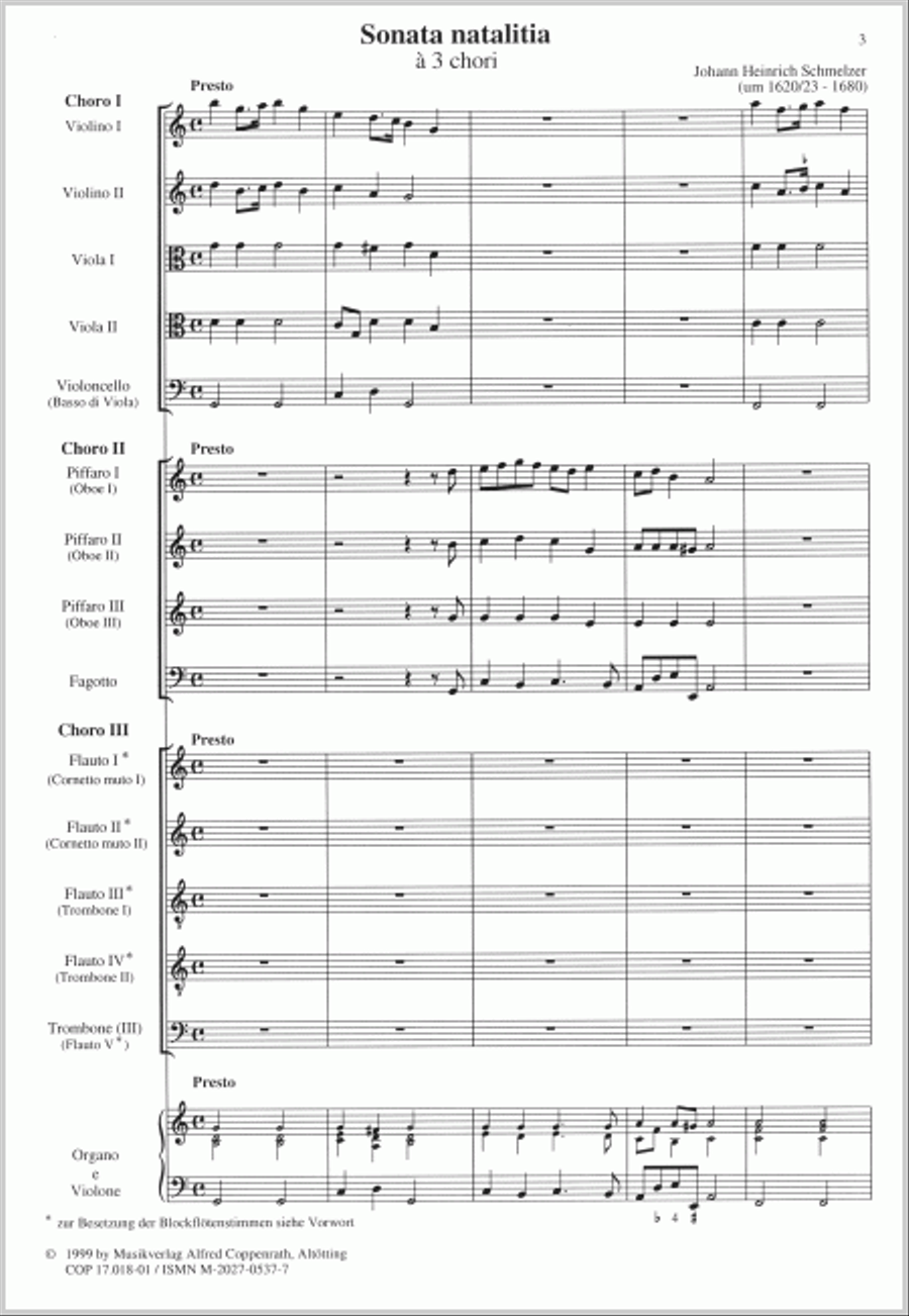 Sonata natalitia a 3 chori Bassoon scores gallery preview page 2