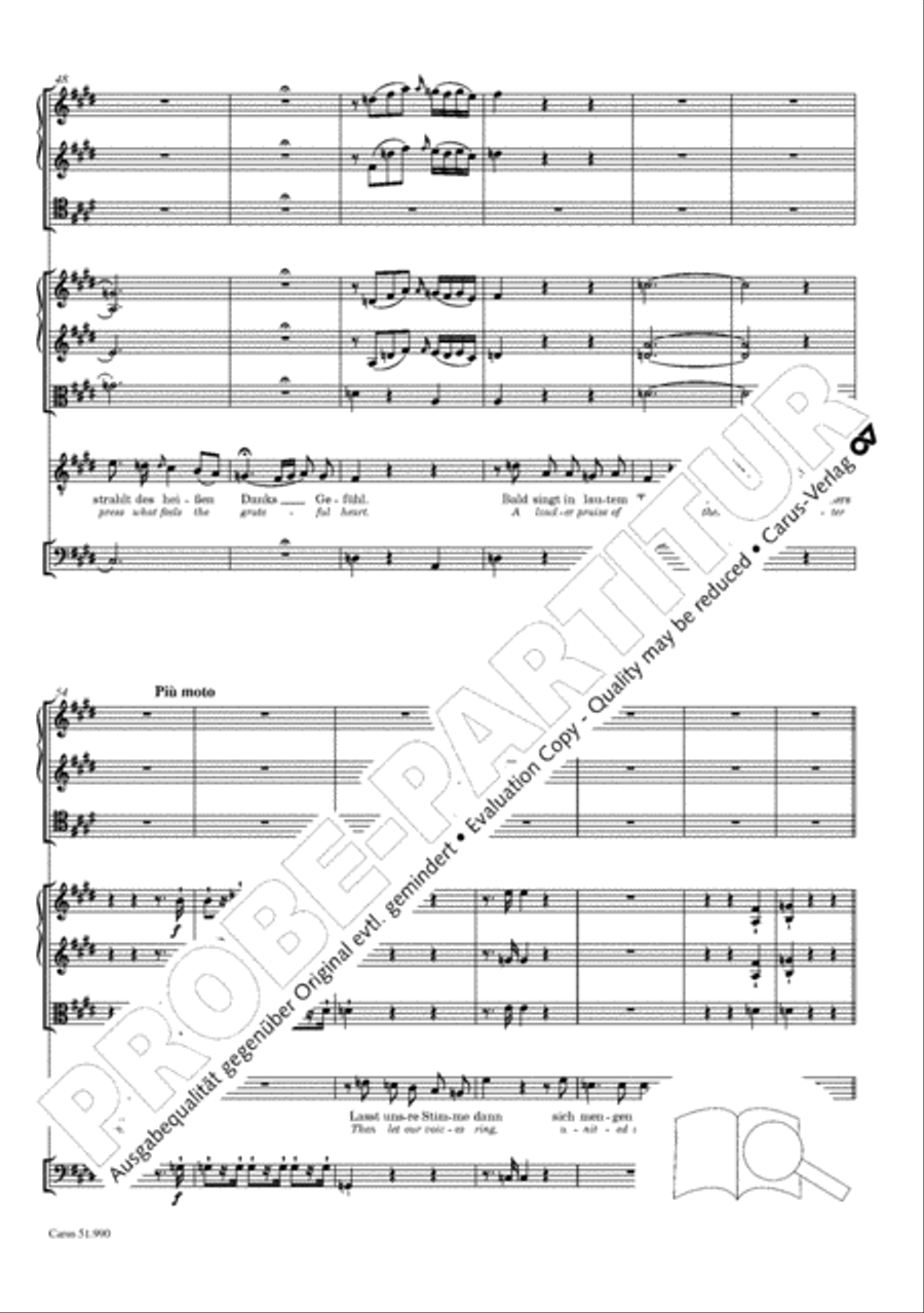 The Creation (Die Schopfung) 4-Part scores gallery preview page 255