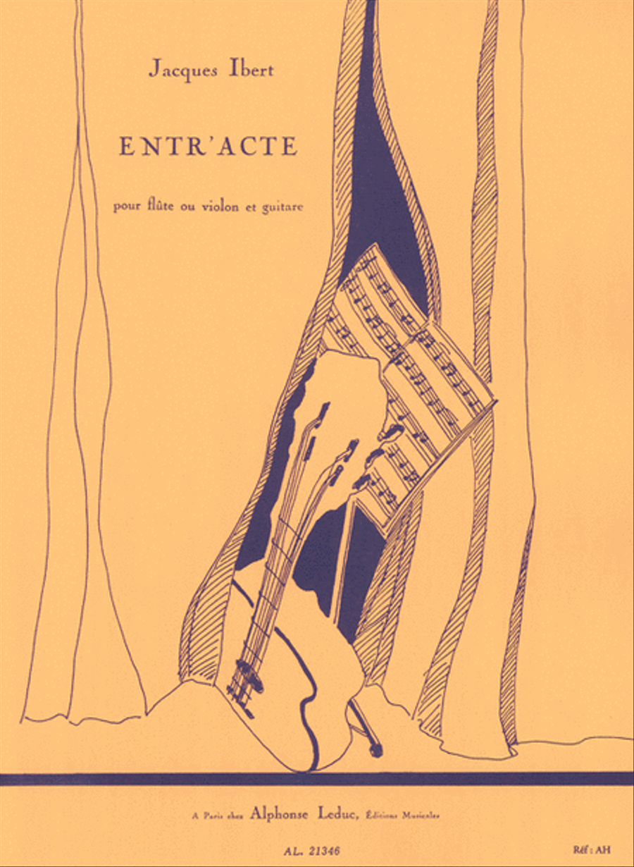 Entr'acte Flute scores gallery preview page 1