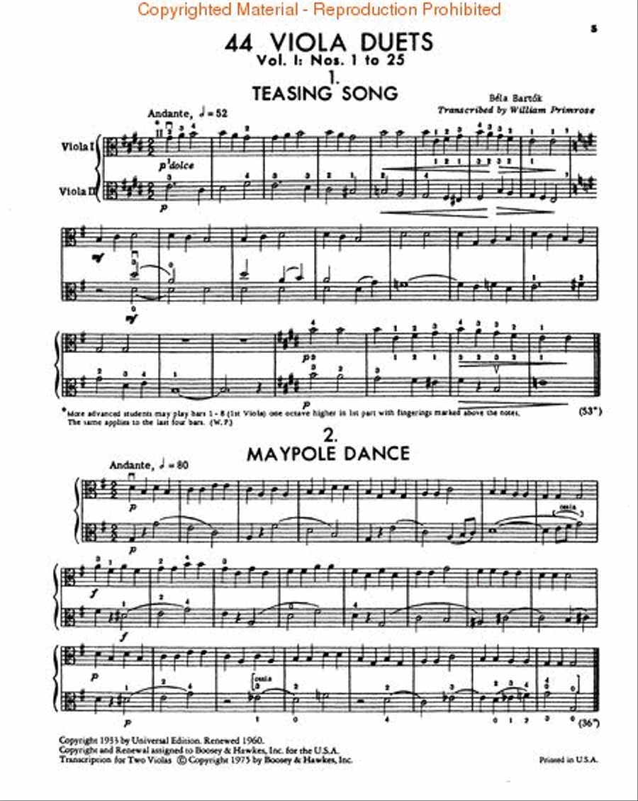 44 Duets String Duet scores gallery preview page 2
