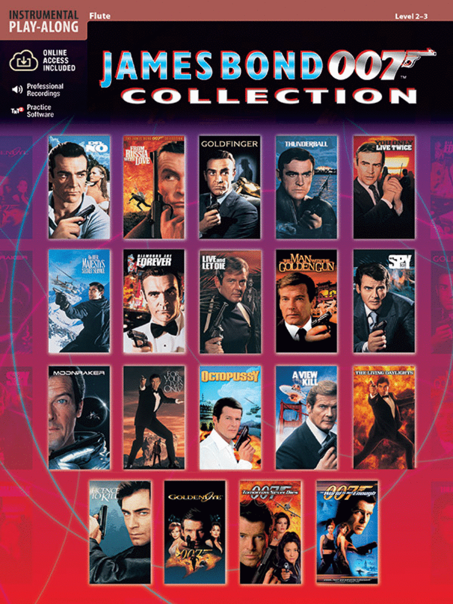 James Bond 007 Collection Flute Book/cd