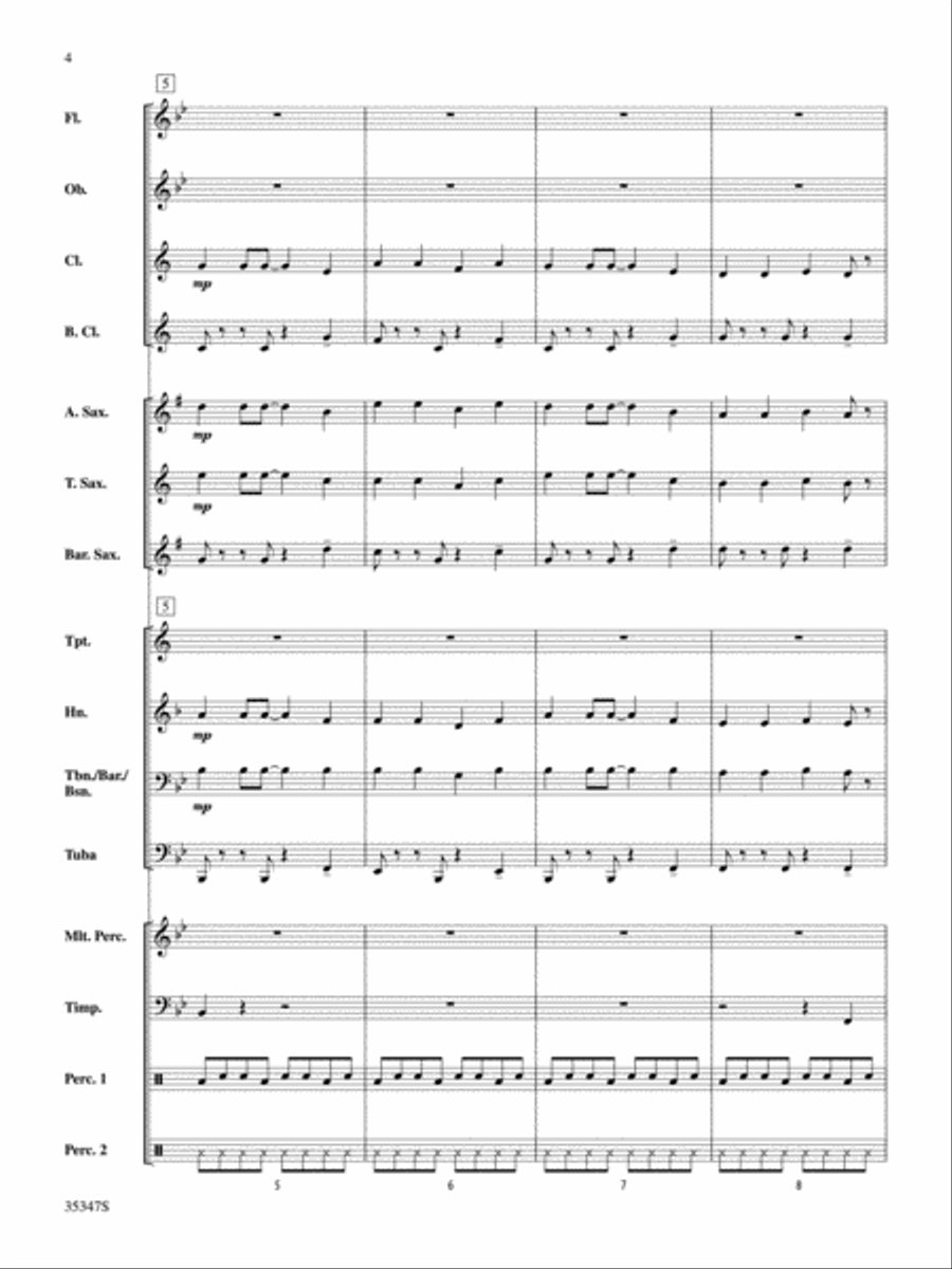Bonse Aba Concert Band scores gallery preview page 3