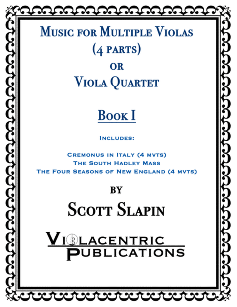 Music for Multiple Violas or Viola Quartet (Book 1)