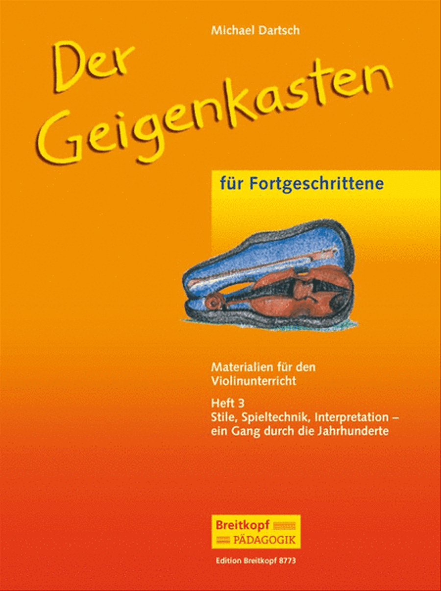 Der Geigenkasten Violin Solo scores gallery preview page 1