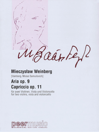 Book cover for Capriccio Op. 11 String Quartet Parts