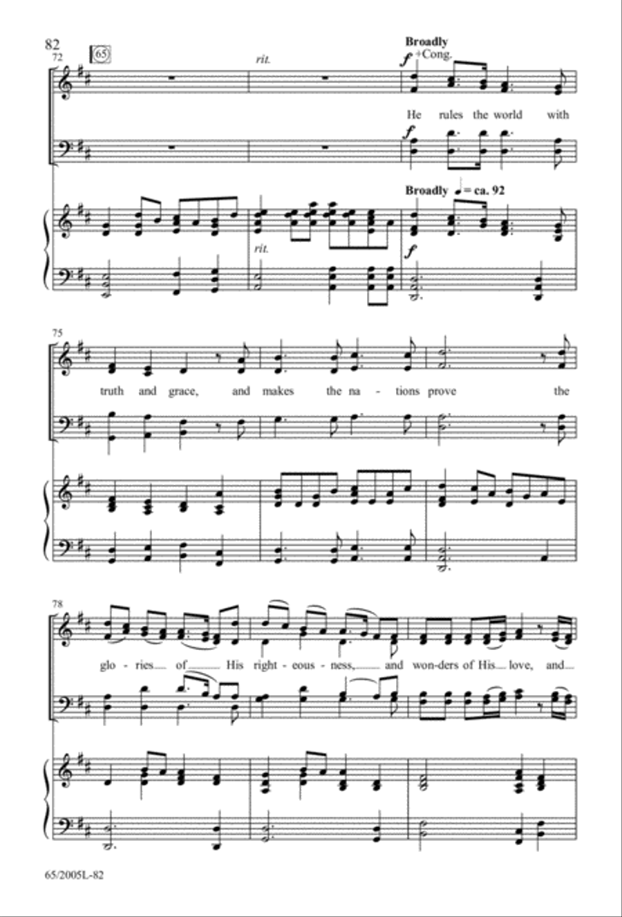 I Hear the Prophet Callin' 4-Part scores gallery preview page 83