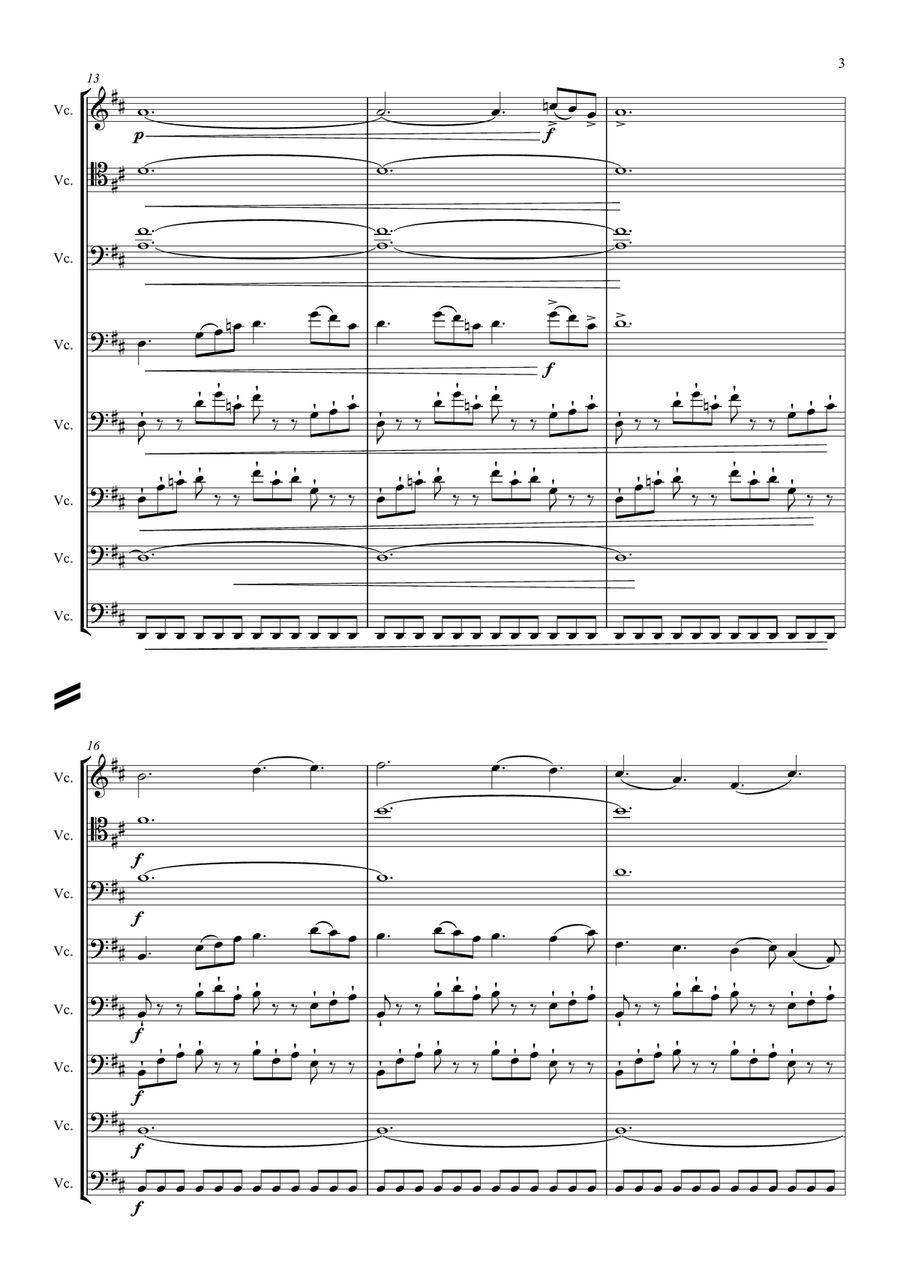 Airwolf Theme String Orchestra scores gallery preview page 3