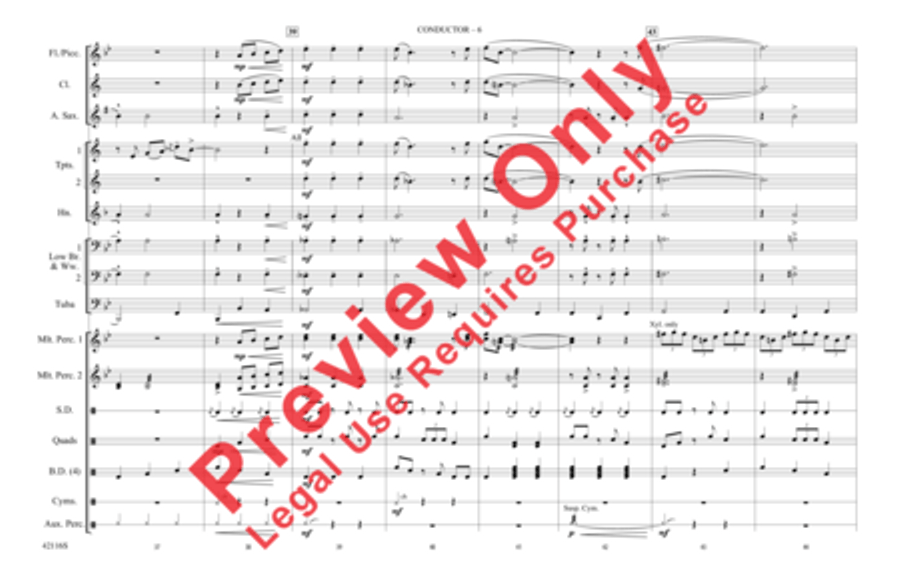 You're Still a Young Man Marching Band scores gallery preview page 7