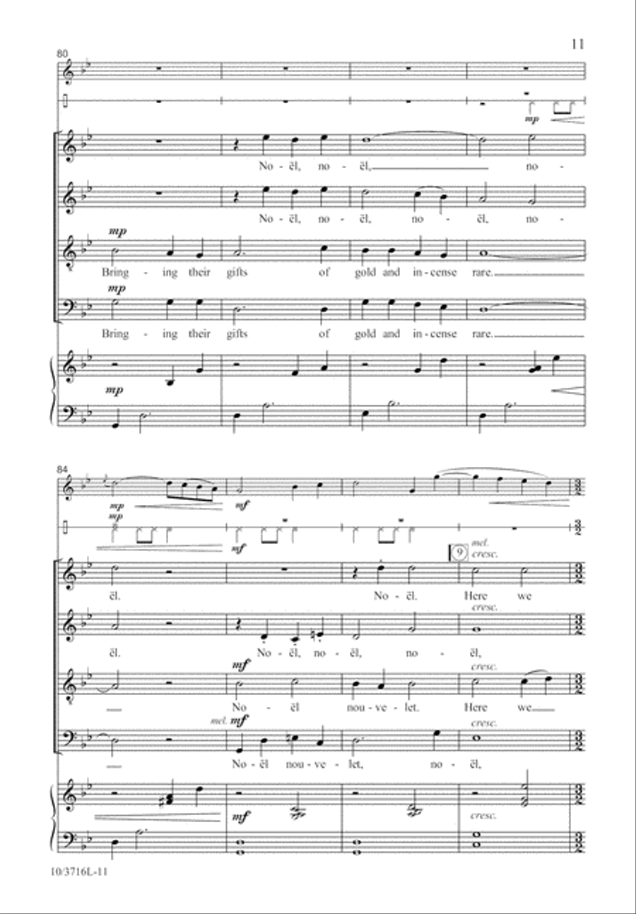 Noël Nouvelet SSATB scores gallery preview page 12