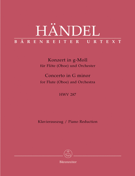 Concerto in G minor for Flute (Oboe) and Orchestra