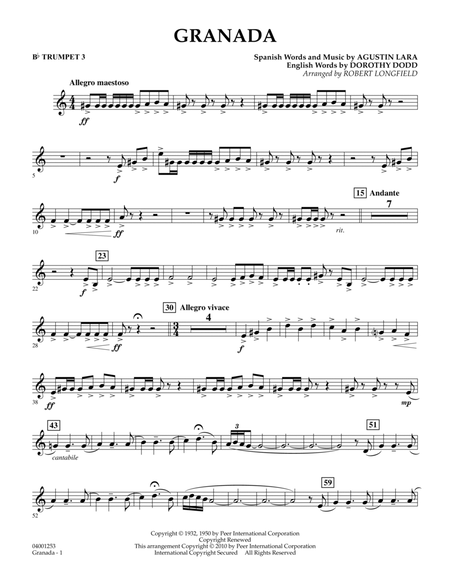 Granada - Bb Trumpet 3