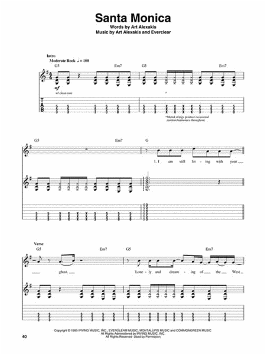 Grunge Electric Guitar scores gallery preview page 4
