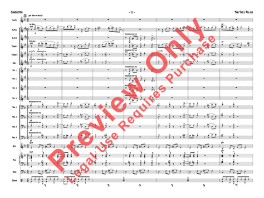 The Jazz Police Jazz Ensemble scores gallery preview page 14