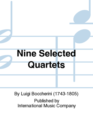 Book cover for Nine Selected Quartets